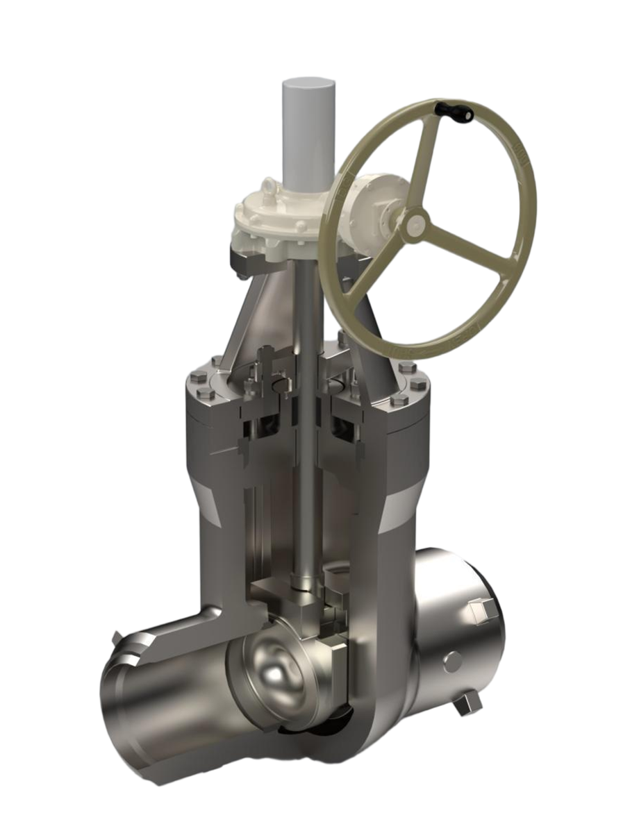 压力自密封闸阀